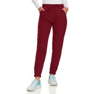 Hey Collection Women Medical Scrubs Jogger Pants with 4 Pockets and 4-Way Stretch - 1 of 4