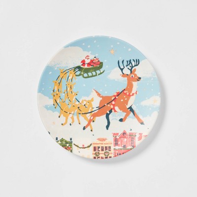 7" Melamine Reindeer Layering Plate - Threshold™