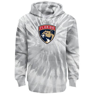 NHL Florida Panthers Boys' Tie-Dye Logo Hooded Sweatshirt - XS