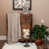 Parkland Collection,Alma Transitional Brown 52" X 67" Woven Handloom Throw - 2 of 4