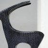 TopComfy Decorative Object Black Ribbed Deer Sculpture for Modern Home Office Decor, Black, 6"*1"*6.8" - 4 of 4