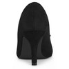 BLISSFUL STEP Women's Pointed Toe Stiletto Heel Slip-on Pumps - 3 of 4