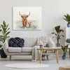 Stupell Industries Highland Cattle & Baby Calf Rural Canvas Wall Art - 2 of 4