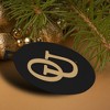 Oakland University Secondary Logo Aluminum Holiday Christmas Tree Ornament - 4 of 4