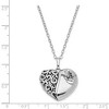 Black Bow Jewelry Antiqued Sterling Silver One More Day Ash Holder Necklace, 18 Inch - 3 of 4