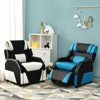 Infans Kids Youth Gaming Sofa Recliner w/Headrest & Footrest PU Leather - 2 of 4