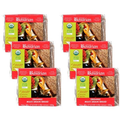 Genuine Bavarian Organic Multigrain Bread - Case of 6/17.6 oz