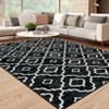 Washable Modern Non Slip Living Room Rugs, Soft Low Pile Bedroom Carpet, Stain Resistant Floor Cover for Dining Room - 4 of 4