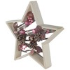Northlight Ornaments and Pinecones Star-Shaped Birch Wood Christmas Decoration - 14.5" - 4 of 4