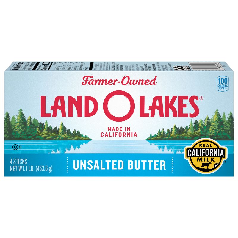 Land O Lakes Unsalted Butter - 1lb, 1 of 4
