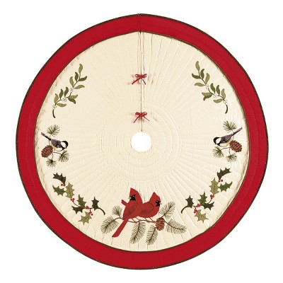 C&F Home Holiday Song Birds Tree Skirt