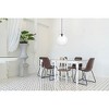 Elegant Lighting Placido Collection Pendant D15.7 H16.5 Lt:1 Black and Clear Finish - 2 of 4