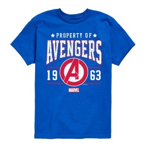 Boys' - Marvel - Avengers Property Of Short Sleeve Graphic T-Shirt - 1 of 4
