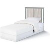 Lirago Mini Crib With Mattress Pad Gray - 3 of 4