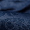 Chanasya 2pk Embossed Damask Room Darkening Window Curtain Panels - Set of 2 - 4 of 4