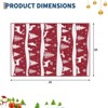 Christmas Area Rugs, Christmas Rugs with Xmas Tree Reindeer Snowflake for Holiday Decor,Low Pile Washable Rug for Dining Room, Bedroom - 2 of 4