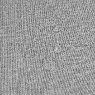 Gray PVC Spill-Proof Water-Resistant Table Cover 55"x118"