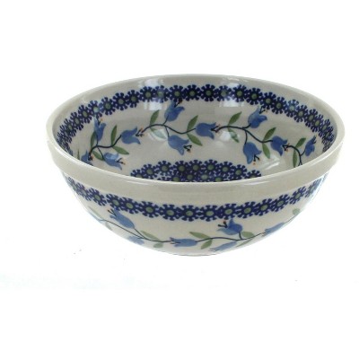 Blue Rose Polish Pottery Tulip Cereal/Soup Bowl