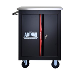 Maggift 7-DrawersTool Boxes, Portable Rolling Tool Chest with Wheels, Metal Closure for Office, Garage, Black, 22.2"*13.6"*30.7" - 1 of 4