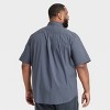 Men's Short Sleeve Poplin Shirt - Goodfellow & Co™ Aqua Blue - 2 of 3