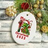 My First Christmas Baby Dinosaur Ornament| OrnamentallyYou - 4 of 4
