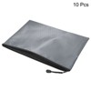 Unique Bargains Waterproof Cloth Zipper Home Office Travel File Bags 10 Pcs - 3 of 4