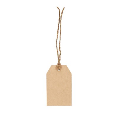 Kraft Paper Gift Tags with String, Blank Gift Bags Tags Price Tags 