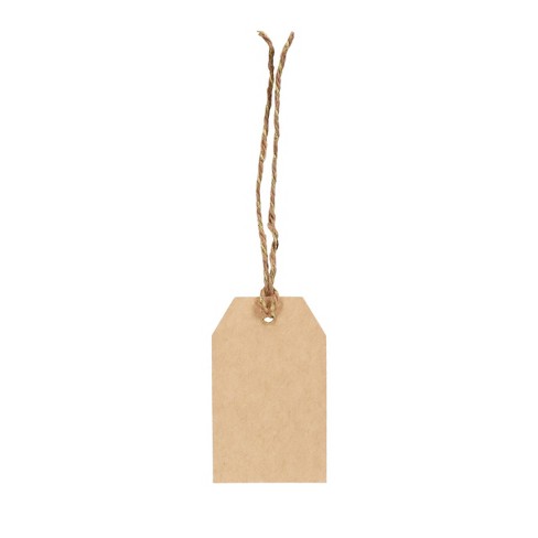 Christmas Kraft Gift Tags Brown Paper Name Hanging Tags Labels