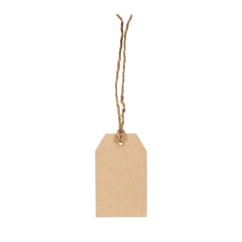 10ct Kraft Gift Tags Brown - Spritz&#8482;, 1 of 2