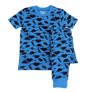 BenBen Dark Dinousars Shortsleeve Pajamas - 1 of 3