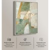 Art Remedy Sage Green Boho elegant abstract wall art Framed - 3 of 4