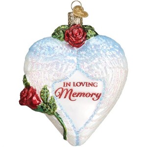 Old World Christmas Glass Blown Ornament for Christmas Tree, In Loving Memory - 1 of 4