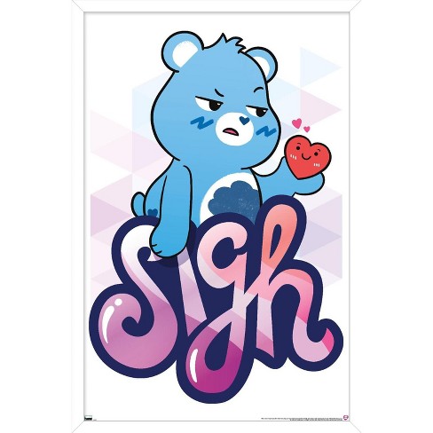 Care Bears: Unlock The Magic - Sigh Wall Poster, 22.375 inch x 34 inch Framed, FR23453WHT22X34EC