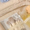 Anna-Kaci Hanging Toiletry Bag with Large Capacity and Transparent Mesh Compartments 12x8.5x4.5in - Light Beige - 4 of 4