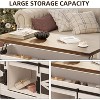 Coucheta Farmhouse Lift-Top Coffee Table with Hidden Storage, 150lb Capacity & Easy Assembly, Engineered Wood - 3 of 4