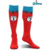 HalloweenCostumes.com One Size Fits Most  Dr. Seuss Thing 1 & Thing 2 Costume Socks for Adults., White/Red/Blue - 3 of 4