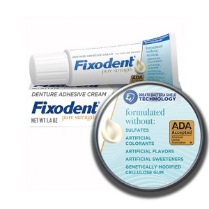 Fixodent Pure Strength Secure Denture Adhesive 1.4oz - 1 of 4