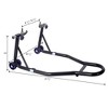 Motorcycle Stand Lift,1000 LBS Front Rear Combo Stand Lift Stand, Motorcycle Wheel Lift Stand, Heavy Duty Paddock Stands For Bike Motorcycle - 4 of 4