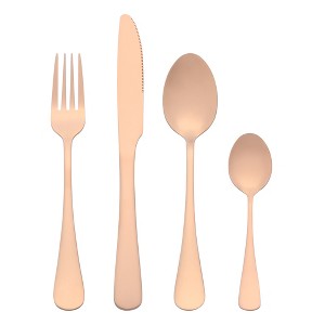 REGALWOVEN Stainless Steel Flatware Set 1 Set 4 Pcs - 1 of 4