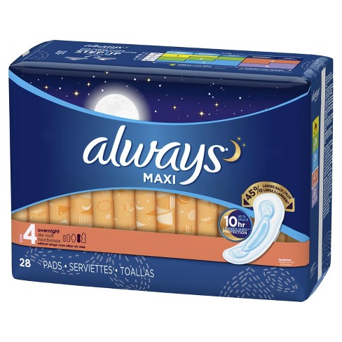 pads always maxi overnight 28ct upcitemdb wings target without count upc privacy terms