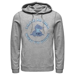 Men's Lilo & Stitch I Have No Idea Pull Over Hoodie - 1 of 4