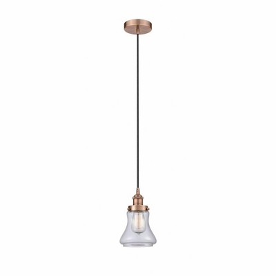 Bellmont - 1 Light Mini Pendant In Industrial Style-10 Inches Tall and 6.25 Inches Wide