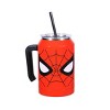 Marvel Spider-Man Great Power Great Responsibility Red 30 Oz Double Wall Stainless Steel Tumbler With Handle - 4 of 4