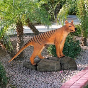 Design Toscano Mysterious Tasmanian Tiger Statue - 1 of 4