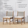 Nathan James Kayden Outdoor Dining Chair Set of 2 Light Gray - 3 of 4