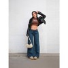 Mocamel Fashion Forward Women's High Waist Wide Leg Denim Jeans - 2 of 4