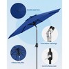 10ft Patio Umbrella, Table Umbrella Outdoor Patio with Crank Lift & Push Button Tilt, 8 Sturdy Ribs for Yard, Deck, Pool - 3 of 4