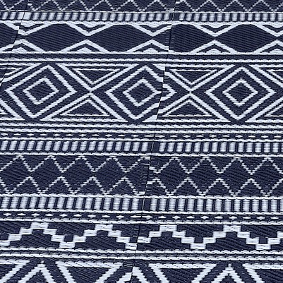 black blue/white