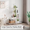 4-Tier Bookshelf,  A-Shaped Ladder Bookcase, Open Book Storage Shelf Organizer for Bedroom, Office Corner - 2 of 4