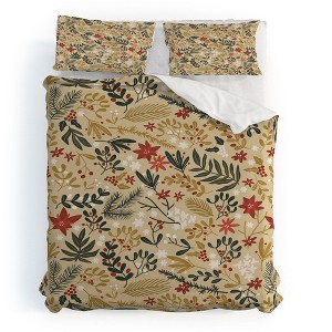 Marta Barragan Camarasa Happy holidays nature Duvet Cover + Pillow Sham(s) - Deny Designs - 1 of 4